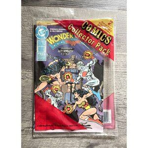 Vintage 90s DC Comics Collectors Pack 2 Books Wonder Woman Suicide Squad Sealed‎